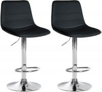 2er Set Barhocker Lex Kunstleder C schwarz 2er Set Barhocker Lex Kunstleder C schwarz
