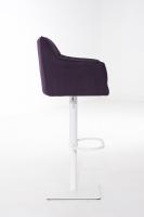 Barhocker Damaso W Stoff lila 