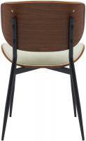 2er Set Besucherstuhl Enid Kunstleder walnuss/creme 2er Set Besucherstuhl Enid Kunstleder walnuss/creme