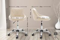 Arbeitshocker Lazio Kunstleder creme Arbeitshocker Lazio Kunstleder creme