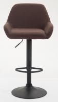 Barhocker Braga Stoff braun Barhocker Braga Stoff braun
