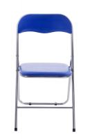 Klappstuhl Felix blau/silber Klappstuhl Felix blau/silber