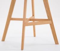 2er Set Barhocker Cannes Kunstleder natura grau 2er Set Barhocker Cannes Kunstleder natura grau