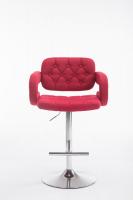 Barhocker Dublin STOFF rot 
