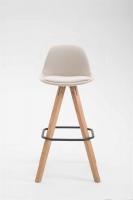Barhocker Franklin Stoff Square Natura (eiche) creme Barhocker Franklin Stoff Square Natura (eiche) creme