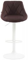Barhocker Lazio Stoff weiß braun Barhocker Lazio Stoff weiß braun