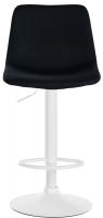 Barhocker Divo Stoff Weiß schwarz Barhocker Divo Stoff Weiß schwarz