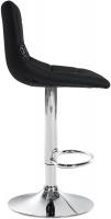 Barhocker Jerry Kunstleder chrom schwarz 