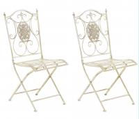 2er Set Stühle Sibell antik-creme 2er Set Stühle Sibell antik-creme