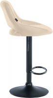 Barhocker Milet Kunstleder schwarz creme Barhocker Milet Kunstleder schwarz creme