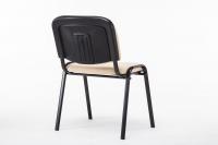 Besucherstuhl Ken V2 Stoff creme 