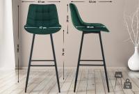 Barhocker Dartford Samt grün 
