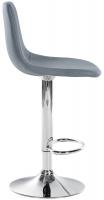 2er Set Barhocker Divo Kunstleder chrom grau 2er Set Barhocker Divo Kunstleder chrom grau