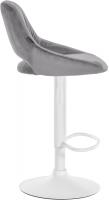 2er Set Barhocker Milet Samt W dunkelgrau 