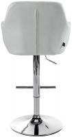 Barhocker Natoma Samt chrom creme Barhocker Natoma Samt chrom creme