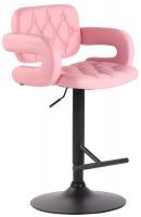 Barhocker Dublin schwarz pink Barhocker Dublin schwarz pink