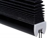 Plissees 100x150 schwarz 