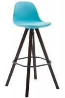 Barhocker Franklin Kunstleder Square Cappuccino (eiche) blau Barhocker Franklin Kunstleder Square Cappuccino (eiche) blau