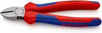 Seitenschneider L.180mm Kopf pol.Mehrkomp.-Hüllen max.2,5mm KNIPEX