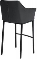 Barhocker Damaso B Filz mit 4-Fuß Gestell anthrazit 