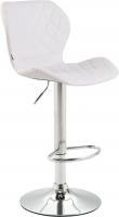 Barhocker Cork Kunstleder chrom weiß Barhocker Cork Kunstleder chrom weiß