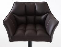 2er Set Barhocker Damaso Kunstleder schwarz braun 2er Set Barhocker Damaso Kunstleder schwarz braun