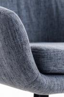 Barhocker Grant Stoff blau 