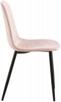 4er Set Stühle Giverny Samt pink 