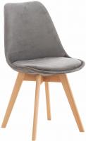 Stuhl Linares Samt grau Stuhl Linares Samt grau