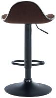 Barhocker Shanghai Stoff schwarz braun Barhocker Shanghai Stoff schwarz braun