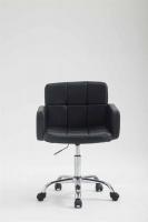 Arbeitshocker Los Angeles Kunstleder schwarz 
