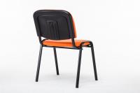 Besucherstuhl Ken Kunstleder orange 