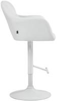 Barhocker Natoma Kunstleder weiß weiß Barhocker Natoma Kunstleder weiß weiß