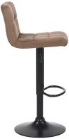 2er Set Barhocker Feni Samt braun 2er Set Barhocker Feni Samt braun