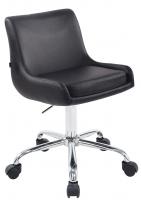 Arbeitshocker Club Kunstleder schwarz