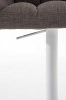 Barhocker Damaso W Stoff grau Barhocker Damaso W Stoff grau