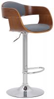 2er Set Barhocker Kingston Kunstleder walnuss/grau 2er Set Barhocker Kingston Kunstleder walnuss/grau