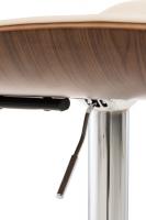 Barhocker Sarnia Kunstleder walnuss/creme 