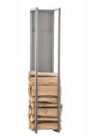 Kaminholzständer Spark 100 edelstahl 