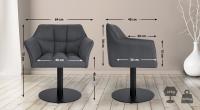 Lounger Damaso Filz grau 