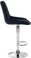 2er Set Barhocker Toni Kunstleder chrom schwarz 2er Set Barhocker Toni Kunstleder chrom schwarz