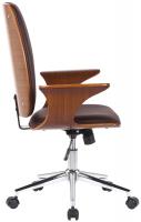 Bürostuhl Burbank Kunstleder walnuss/braun Bürostuhl Burbank Kunstleder walnuss/braun