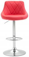 2er Set Barhocker Lazio Kunstleder rot 