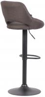 2er Set Barhocker Milet Stoff B dunkelgrau 