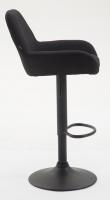 Barhocker Braga Stoff schwarz 