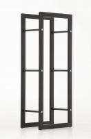 Kaminholzständer Keri 25x40x100 schwarz-matt Kaminholzständer Keri 25x40x100 schwarz-matt