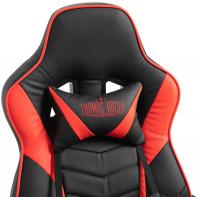 Bürostuhl Tilos Kunstleder schwarz/rot Bürostuhl Tilos Kunstleder schwarz/rot