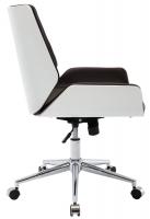 Bürostuhl Zwolle Kunstleder weiß/braun Bürostuhl Zwolle Kunstleder weiß/braun