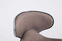 Barhocker Las Vegas V2 Stoff chrom taupe Barhocker Las Vegas V2 Stoff chrom taupe