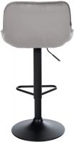 Barhocker Kasson Samt grau Barhocker Kasson Samt grau